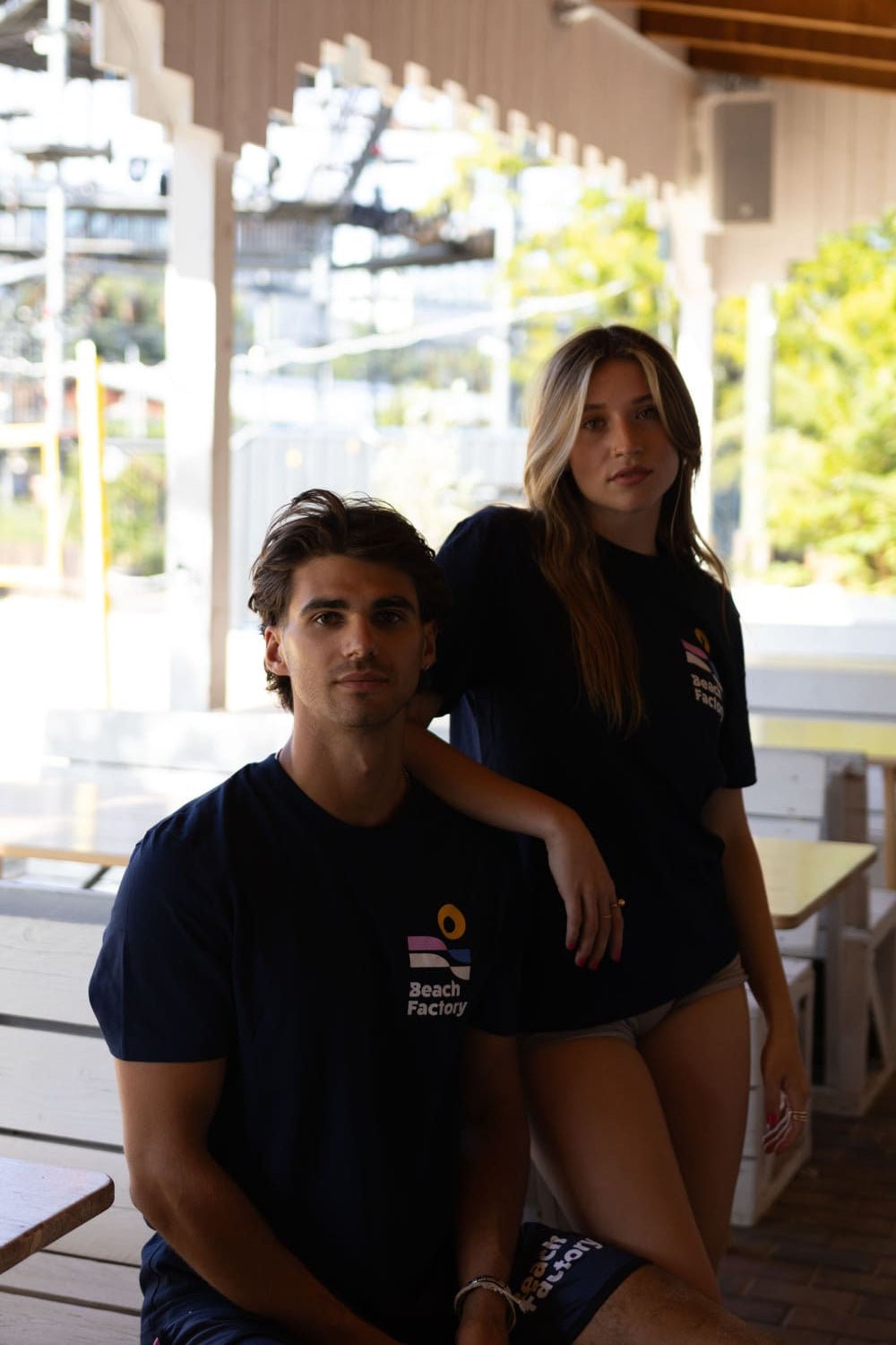 Beachfactory Crew Shirt – Navy - Beachfactory