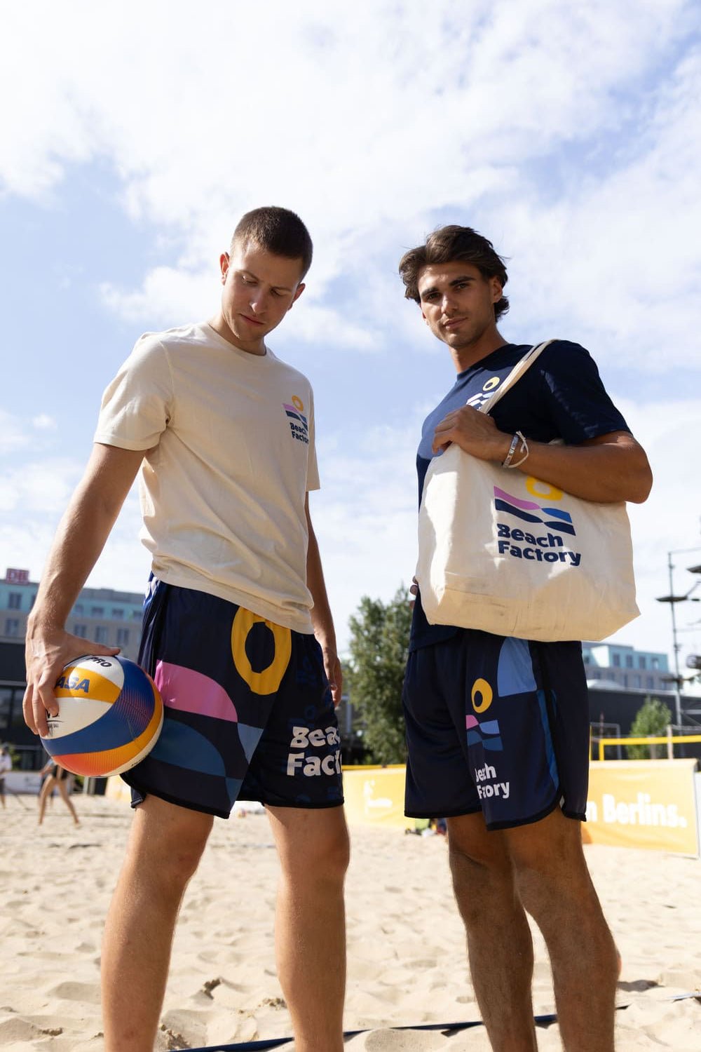 Beachfactory Pattern Shorts – Navy Edition 2025 - Beachfactory