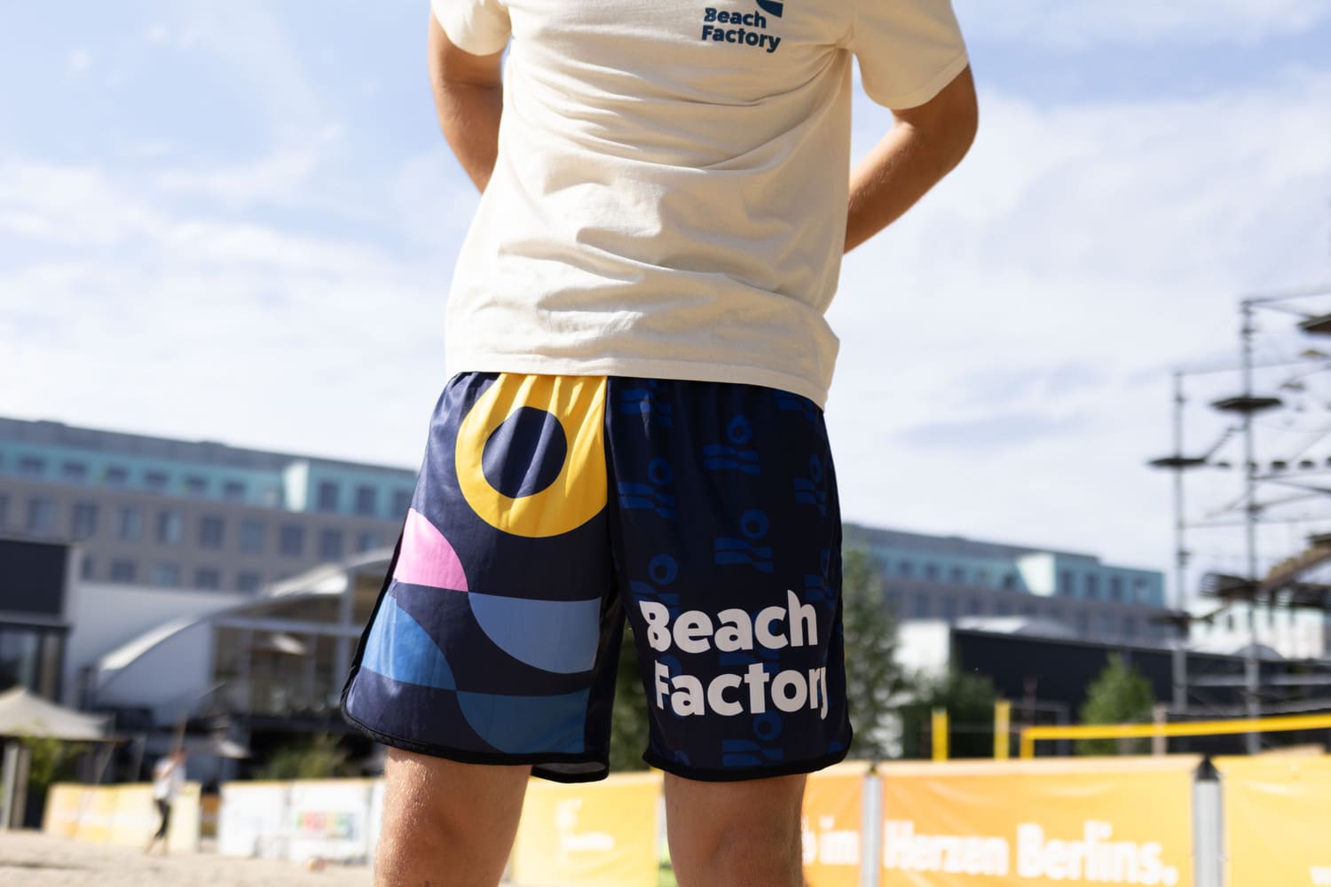 Beachfactory Pattern Shorts – Navy Edition 2025 - Beachfactory